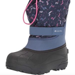 Columbia Girls Powderbug Size 11 Bluebell/Pink Ice